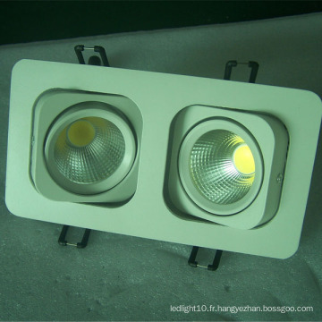 Pièces de downlight led carrées de qualité supérieure